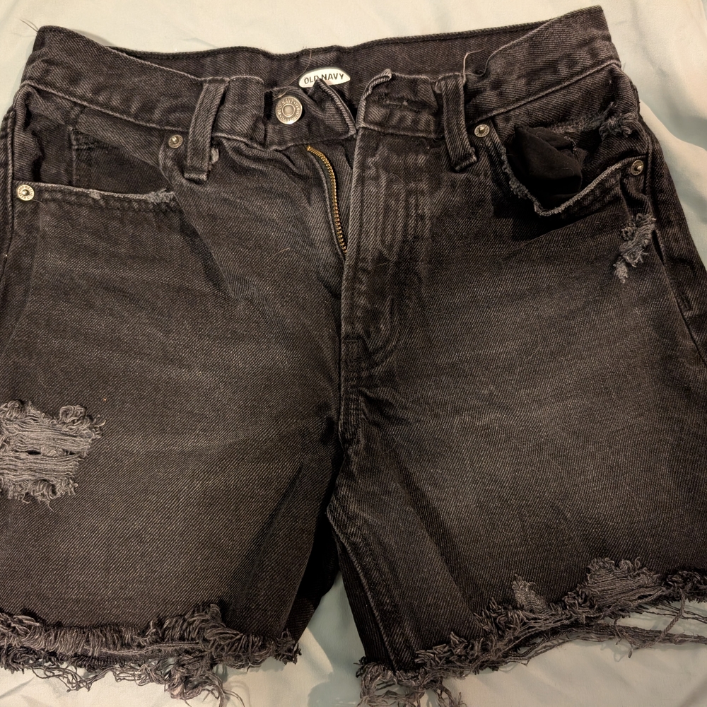 Old Navy Charcoal Denim Shorts